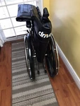 Drive Medical Bariatric Sentra Ec Heavy-duty Wheelchair With Foot Rests. Fixed Price $350.00.