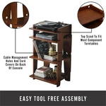 Crosley Furniture Soho Wood/birch Veneer Turntable Stand In Mahogany. Fixed Price $224.99.