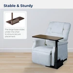 Drive Medical 13085LN Overbed Table Left Side Walnut New Free Shipping. Fixed Price $199.00.