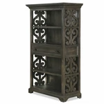 Magnussen Bellamy 4 Shelf Bookcase In Weathered Peppercorn. Fixed Price $1480.50.