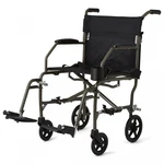 Medline Ultralight Transport Chair Aluminum/nylon Silver 300 Lb Cap Fixed Arms 1. Fixed Price $156.93.