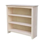 International Concepts 38" Wide Shaker Bookcase 36 Unfinished. Fixed Price $328.60.