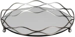 Uttermost 20177 Rachele 23 1/2 Inch Wide Glass Serving Tray With Metal Frame By. Fixed Price $200.00.