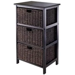 Winsome Trading 20317 Omaha Storage Rack With Foldable Baskets. Fixed Price $113.05.