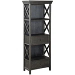Signature Design By Ashley Tyler Creek 3 Shelf Bookcase In Black And Gray. Fixed Price $583.99.