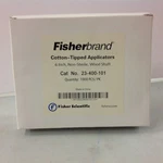Fisherbrand Box 1000 Cotton Tipped Applicators Wood Shaft 23-400. Fixed Price $24.00.