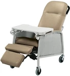 New Lumex 574G Three 3 Position Recliner Geri Chair Taupe. Fixed Price $595.00.