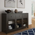 Wyndenhall Essex Solid Wood 54 Inch Wide Contemporary Sideboard Buffet In.... Fixed Price $809.77.