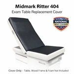 Midmark / Ritter 404 Exam Table Top Replacement Vinyl Cover Diy- Staple On. Fixed Price $199.99.