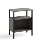 Safco Simple Storage Space Saving Compartment Organizer Stand, Sterling Ash. Fixed Price $49.99.