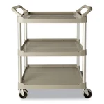 Rubbermaid? Commercial Service Cart, 200-LB Cap, Three-shelf, 18-5/8W X 33-5/8D. Fixed Price $416.43.