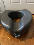 Medline MDS80314 Locking Elevated Toilet Seat Without Arms, 350 Lbs.. Fixed Price $30.00.