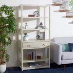 Safavieh Johni 1-DRAWER 5-SHELF Etagere Bookcase.. Fixed Price $668.27.
