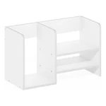 Furinno Hermite Wood Desktop Book And Home Office Supplies Storage White. Fixed Price $35.03.