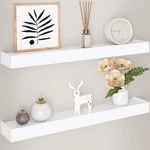 Best Ballucci Modern Floating Shelves 24", Set Of Wood Wall Mount Ledges For. Fixed Price $51.30.