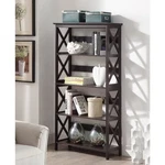 Convenience Concepts Oxford Five-tier Bookcase Espresso Wood Finish. Fixed Price $143.68.