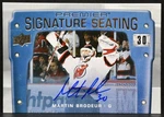 2021-22 Upper Deck Premier Signature Seats Martin Brodeur Pss-br Auto 1104. Fixed Price $197.72.