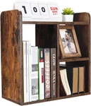 Desktop Freestanding Wood Small Bookshelf Supplies Organizers. Fixed Price $37.90.