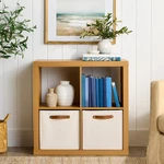 Better Homes & Gardens 4 Cube Storage Organizer, White Texture. Fixed Price $53.33.