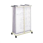 Safco Mobile Vertical Metal File Stand In Tropic Sand. Fixed Price $454.99.