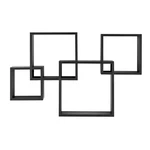 Danya B. Blocchetto Intersecting Cubes Wall Shelf - Horizontal/vertical, Black. Fixed Price $75.59.