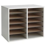 Safco 9420GR, 12 Compartment Desktop Organizer. Fixed Price $50.00.