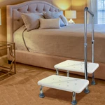 Stool With Handle Non-skid Platform, Heavy Duty 2 Medical Foot. Fixed Price $143.99.