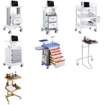2/3/4/5 Tiers Lab Carts Mobile Medical With Drawer/tray/trash Cans. Fixed Price $57.99.