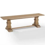 Crosley Furniture Joanna 17.38" Farmhouse Wood Dining Bench Rustic Brown. Fixed Price $291.34.