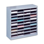 Safco 9221GRR E-z Stor Literature Organizer 36 Compartment Gray. Fixed Price $680.53.