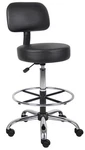 Boss Antimicrobial Vinyl Medical/drafting Stool W Back Cushion Model # B16245-BK. Fixed Price $181.02.