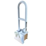 Medline Steel Tool-free Locking Bath Tub Bar #MDS86321W Max 250LBS White. Fixed Price $27.47.