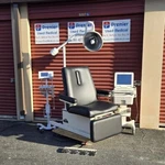 Exam Chair Table Hill HA90W New Black Upholstery Premier Used Medical Equipment. Fixed Price $3752.10.