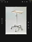 Brandt Mayo Instrument Stand-dual Position 5 Casters. Fixed Price $170.00.