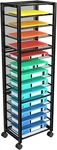 14-TIER Rolling File Cart Multi-functional Desk Organizer For Home & Office. Fixed Price $65.99.