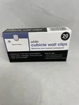 Advantus 75301 Wall Clips For Fabric Panels - Standard Size, White (20/BX). Fixed Price $19.97.