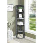 Convenience Concepts Omega 5 Tier Corner Bookcase. Fixed Price $136.08.