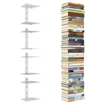 Floating Bookshelves Wall Mount 8 Tier Heavy Duty 4 Pack White Mefirt Invisible. Fixed Price $89.99.