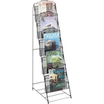 Safco Black Onyx Mesh Literature Floor Rack 6461BL. Fixed Price $633.40.
