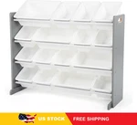 Humble Crew Supersized Toy Storage Organizer With 16 Removable Bins,grey/white. Fixed Price $74.96.