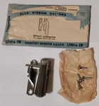 Vtg Stanley Cabinet Spring Latch For Lipped Doors 3/8" Bright Chromium Nos. Fixed Price $24.99.