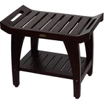24 Decoteak Tranquility Shower Bench With Large Storage Shelf And Liftaide Arms-. Fixed Price $167.94.