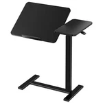 Overbed Bedside Desk Rolling Laptop Stand Tray W/ Wheel Adjustable. Fixed Price $62.06.