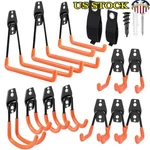 Heavy Duty Garage Hooks Non-slip Coating Wall Mount Tool Organizer Set Storage. Fixed Price $34.43.