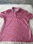 Vineyard Vines Performance Polo Pink And Orange Size Med E75. Fixed Price $21.00.