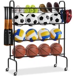 Vevor 4-LAYERS Basketball Rack Rolling Shooting Training Stand With Hook. Fixed Price $48.99.