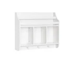 Riverridge Kids Bookshelf With 3 Cubbies & Hooks - Nook Wall For. Fixed Price $72.23.
