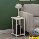 Compact End Table Nightstand Minimalist Indoor Furniture Space Saving Storage Us. Fixed Price $46.79.