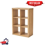 Better Homes & Gardens 6-CUBE Storage Organizer Shelf, Light Honey Wood Finish. Fixed Price $72.59.