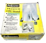 Fellowes Mobile Cpu Stand Computer Tower With Caster Wheels Fits Most Pc. Fixed Price $32.99.